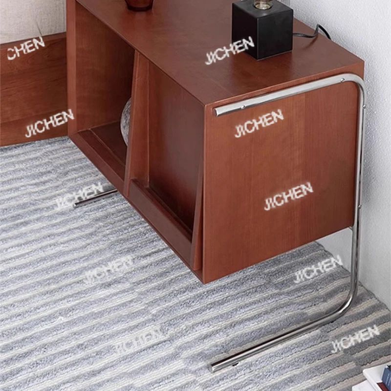 Premium Nordic Bedside Table Storage Beauty Luxury European Nightstand Modern Cozy Velador De Dormitorio Bedroom Furniture