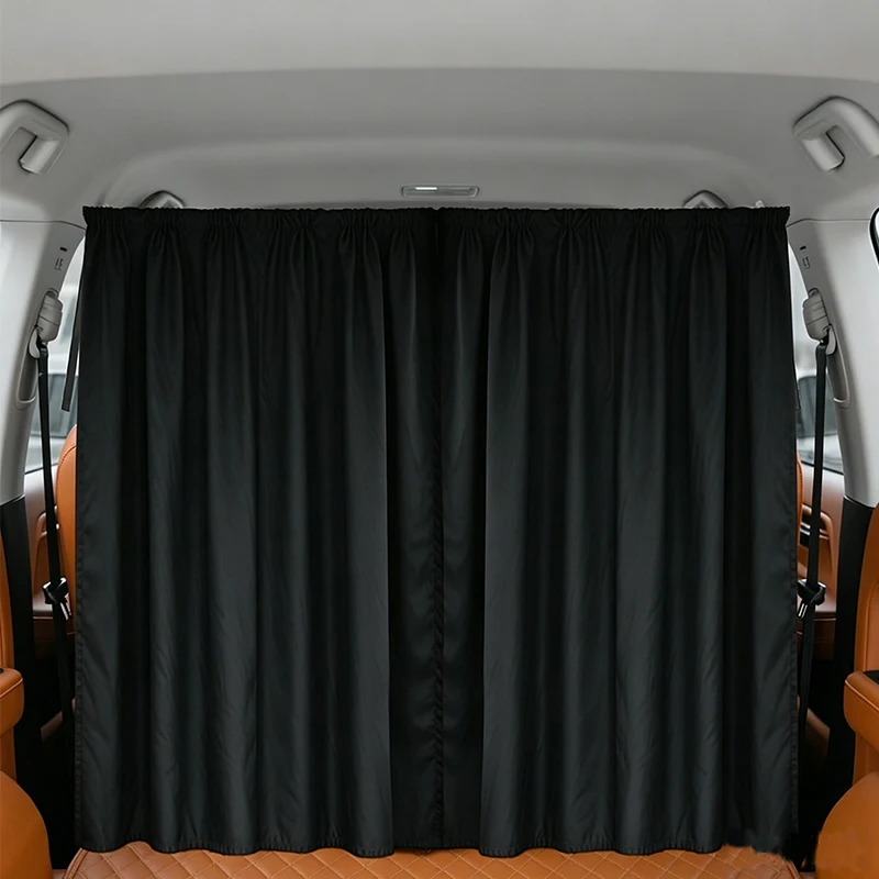 Car Curtain Isolation Divider Partition Universal Car Rear Shading Curtain Protect Privacy for Kids Baby Travel Camping Sleeping