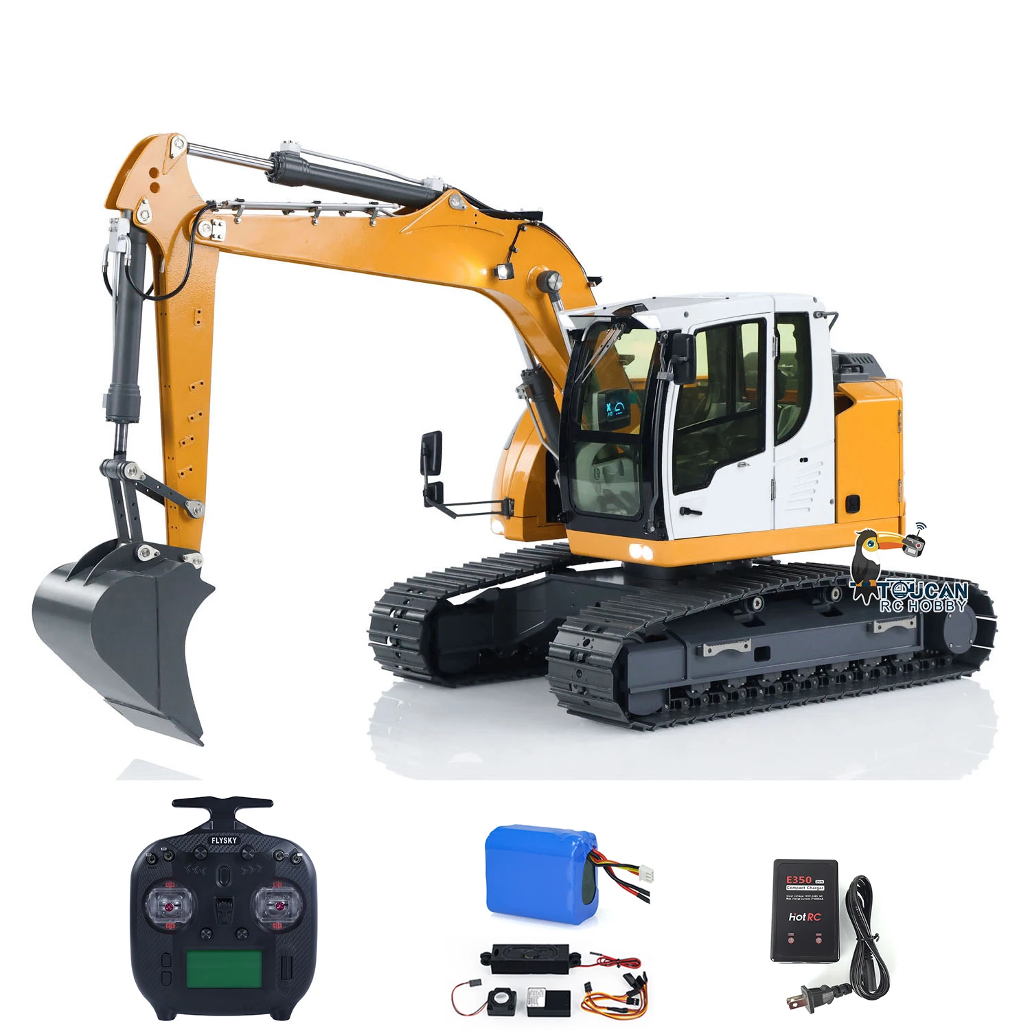 

Гидравлический экскаватор R920 RC 1/14 JDM 208, металлический экскаватор с дистанционным управлением, строительная машина со звуковым эффектом, игрушка THZH2068