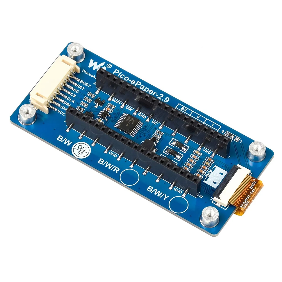 New Waveshare 2.9Inch E-Ink Display Module Black White Two Colors E-Paper Screen Module for Raspberry Pi