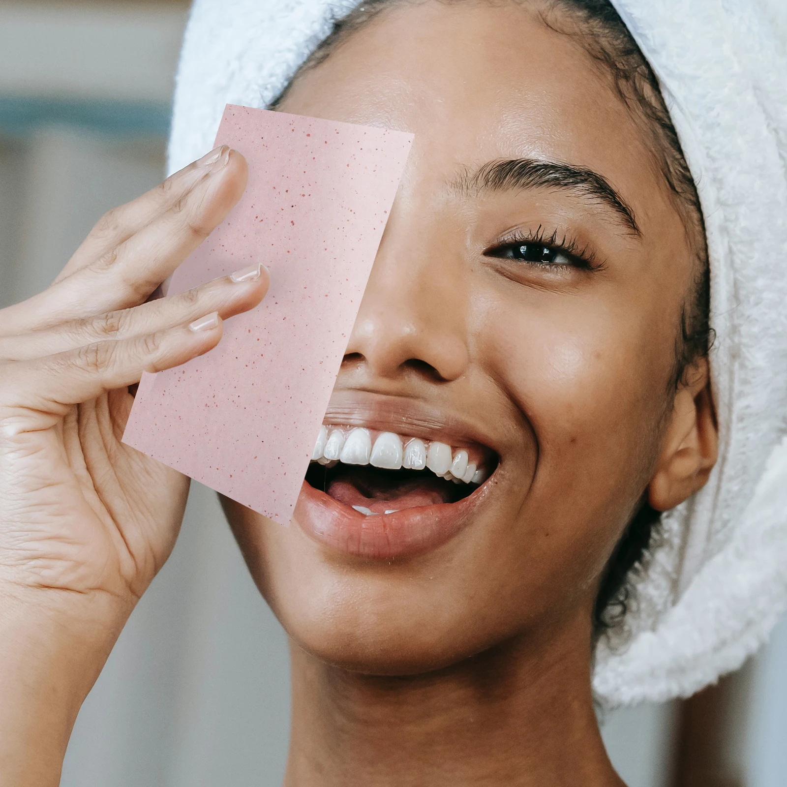 

2Pcs Facial Oil Blotting Paper Green Tea Infused Oil Absorbing Tissues for T Smooth Clean Skin Daily Use