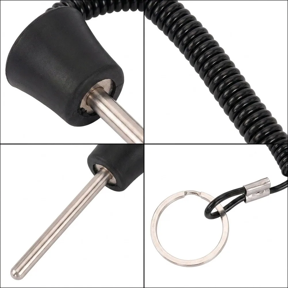 Weight Stack Pins with Dual-Lock Mechanism and Pull Rope for Dependable Use on Multi-Functional Training Equipment