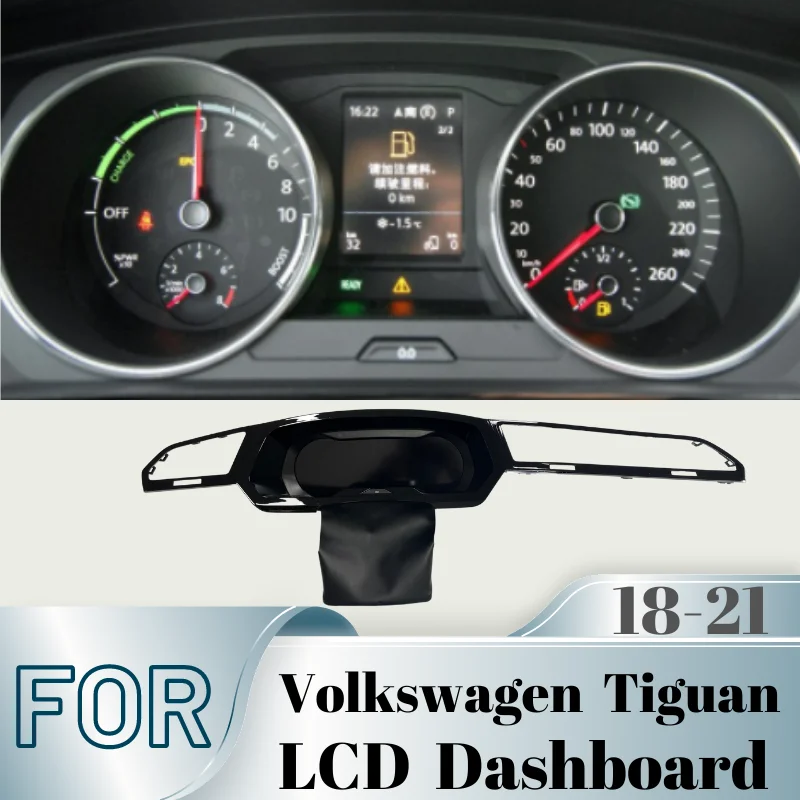 

Virtual Cockpit Speedometer Instrument Cluster For VW Volkswagen Tiguan 2018 2019 2020 2021 ​Car Tuning LCD Digital Dashboard