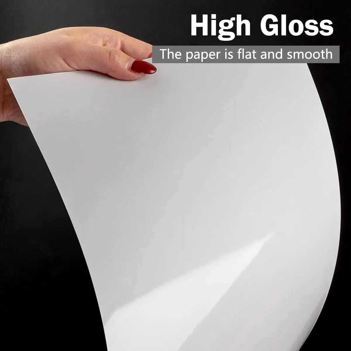ورق تصوير عالي اللمعان مقاس 3.5 × 5 بوصة مقاوم للماء ورق صور احترافي يعمل مع جميع الطابعات النافثة للحبر 230 جرام