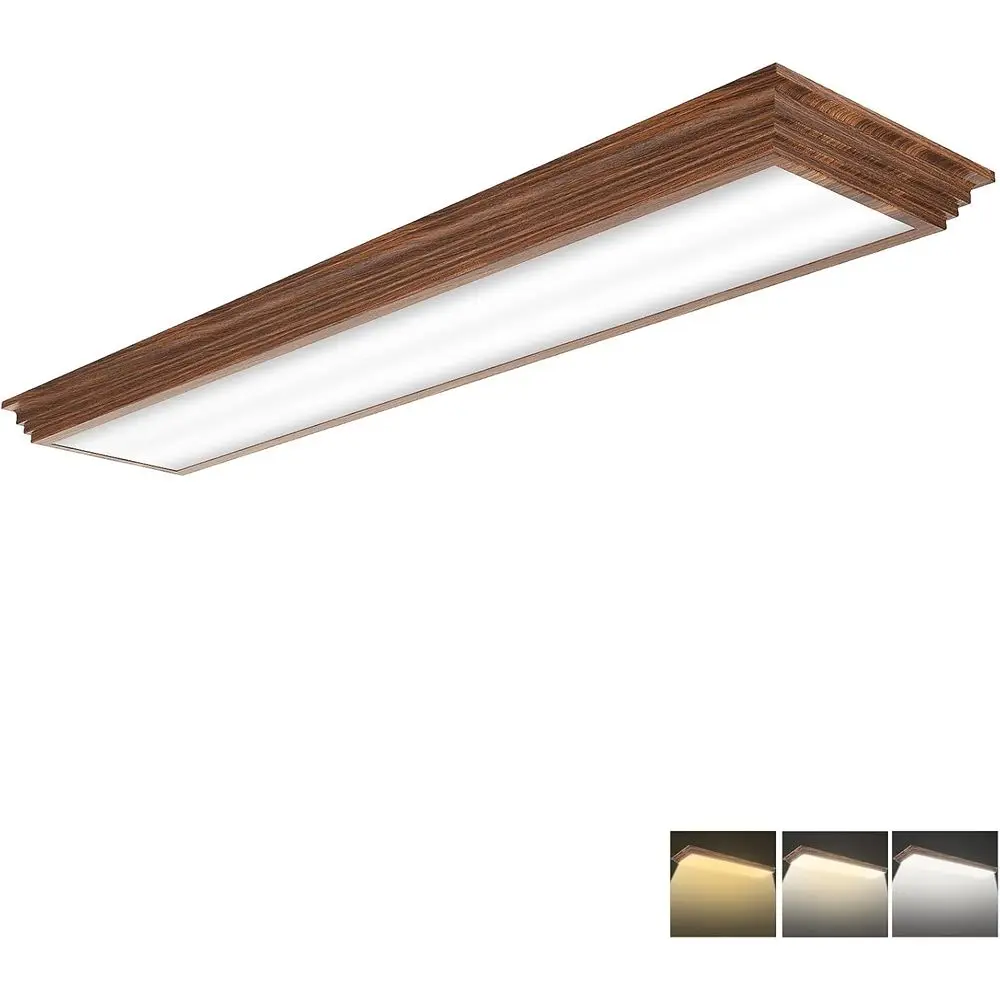 

Dimmable 4-Foot 50W LED Linear Fixture with 3000K-5000K CCT, 5500 Lumens for Ceiling, Kitchen, and Bedroom