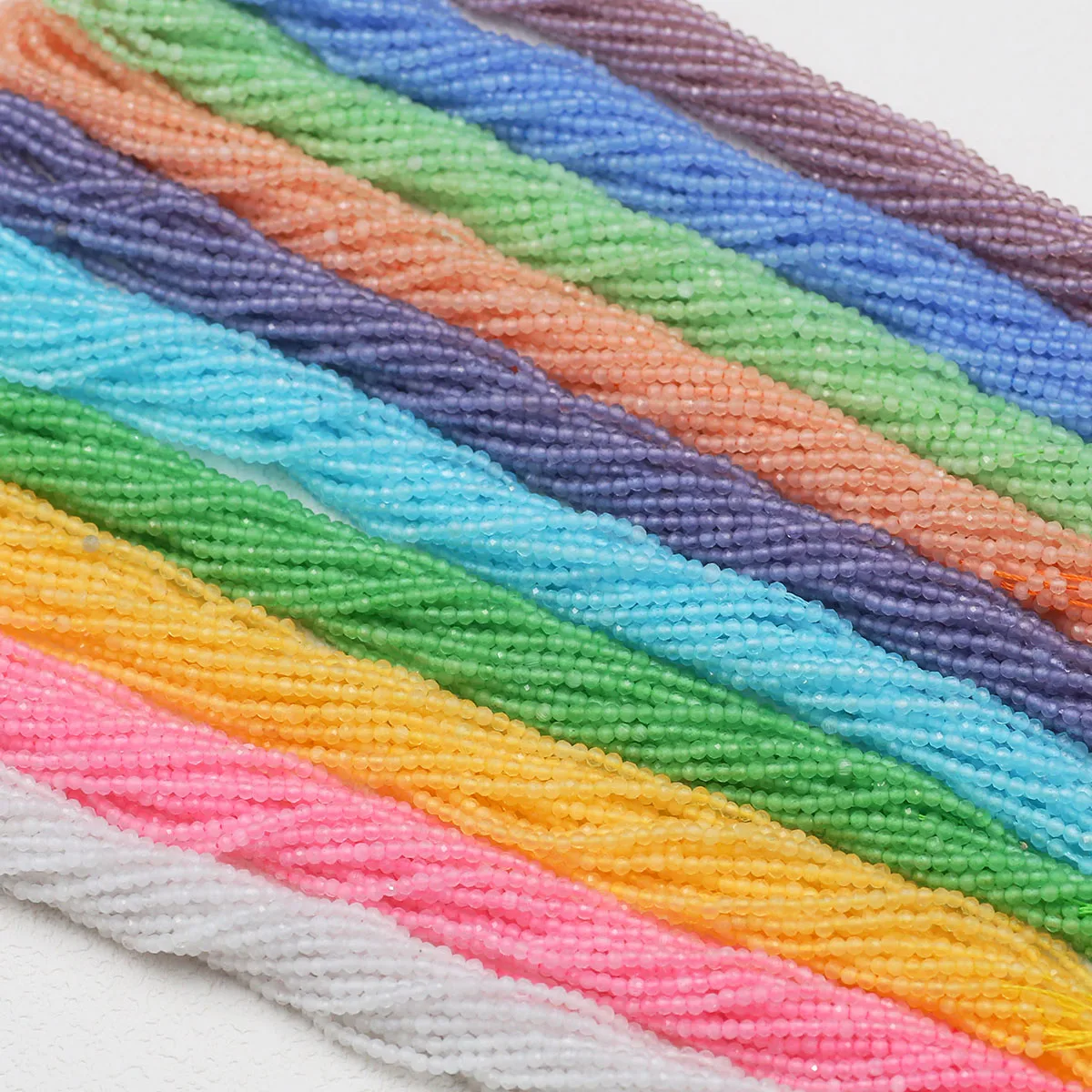 120pcs 3mm DIY Natural Stone Cat\'s Eye Faceted Round Loose Beads For Making Women Bracelets Necklaces Jewelry Accessories