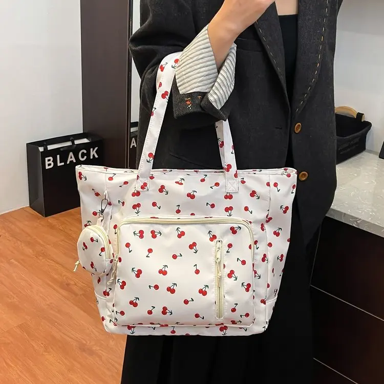 

Modern Elegant White Woven Bag Women Fashion Lock Design Crossbody Purse Lightweight Shoulder Handbag for Girls
