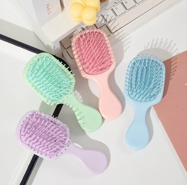 1pcs Mini Portable Massage Cute Cartoon Air Cushion Anti Screw Hair Brush Comb Hair Styling Tool Special for Real Hair Wigs