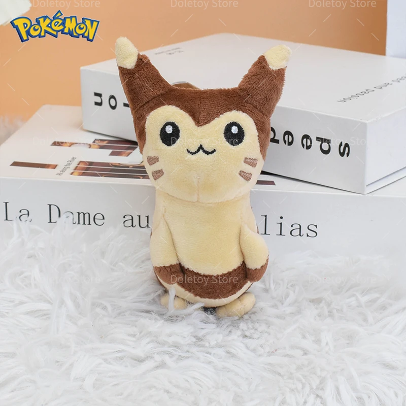 5 verschiedene Pokémon Furret Plüschtiere, niedliche glänzende Furret Plüschpuppe, weiche Cartoon-Anime-Elfenpuppe, Geburtstagsgeschenk für Kinder – Detail 8