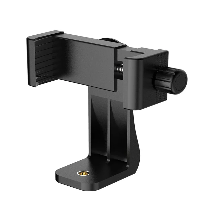 360 Degree Mobile Phone Universal Clip Compatible For iphone Tripod Mount With 1/4 Screw Cellphone Holder Desk Tripod Adapter