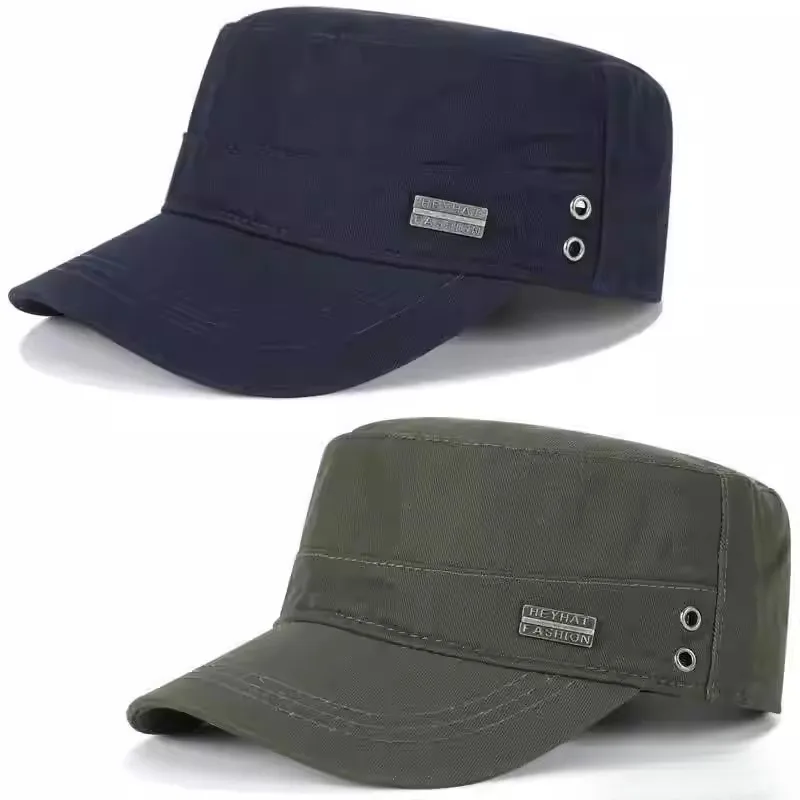 

Casual Outdoor Baseball Cap for Men Autumn Winter Fashionable Dad Grandpa Style Mid-aged And Elderly Flat Top Hat