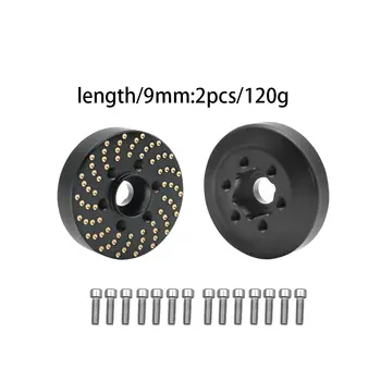 適用於 1.9 2.2 防脫輪轂的黃銅輪轂六角適配器,RC 攀爬車 Axial SCX10 Capra TRX4 TRX6 配重 8 最佳銷售 2.2 履帶輪胎 - №7