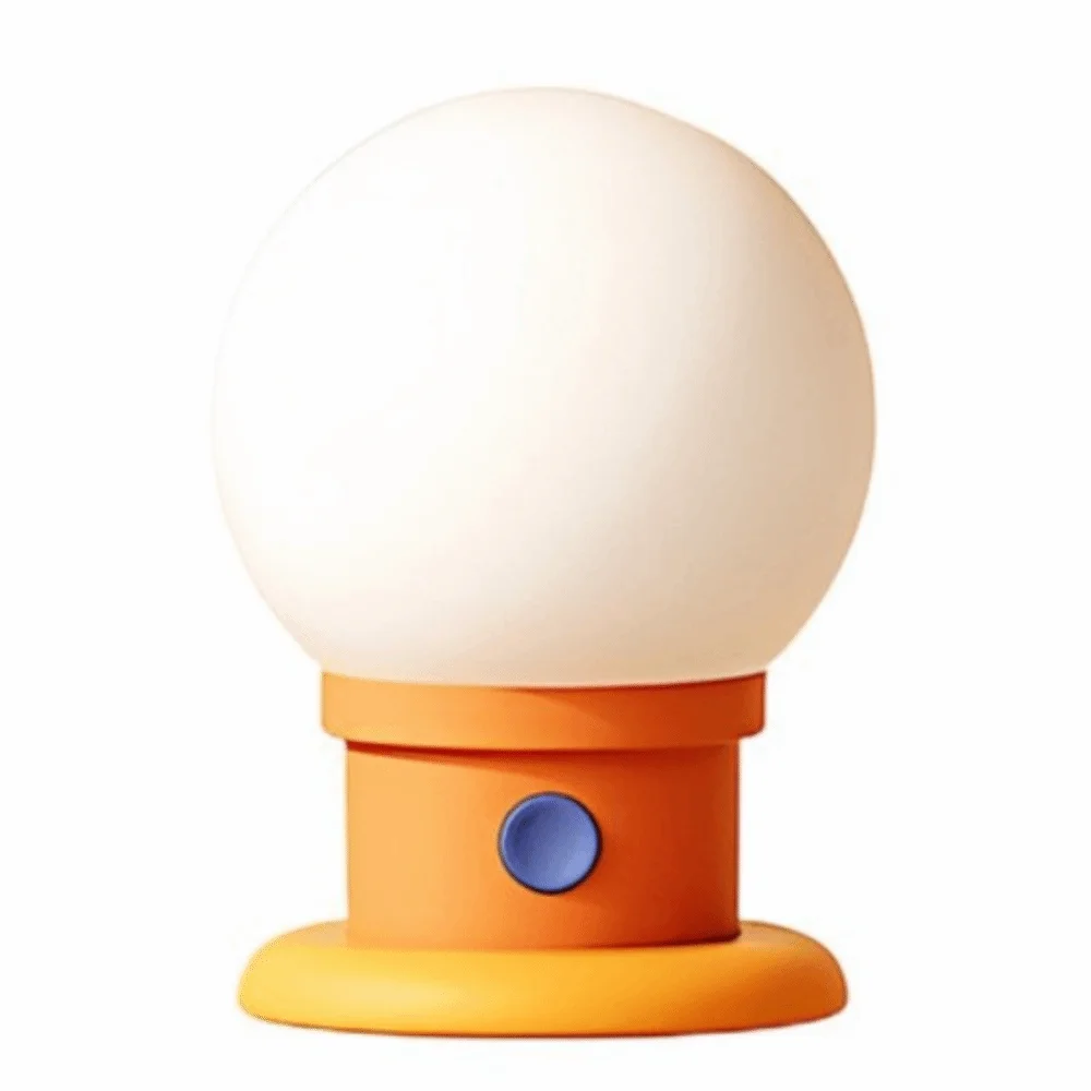 

Dimmable Bulb Shape Night Light Timed Portable LED Atmosphere Lamp Nordic Style Energy Saving Bedside Lamp Bar Counter