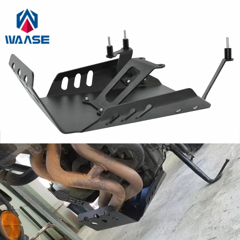waase For Yamaha MXT 850 Niken GT RN58 2018 2019 2020 2021 2022 Belly Pan Engine Guard Skid Plate Frame Protector 4mm Thickness