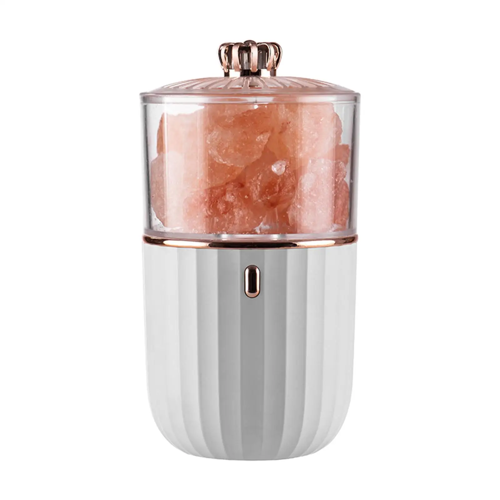 Portable Salt Lamp Essential Meditation Lamps Night Light for Bedroom Desktop Office Car Decoration