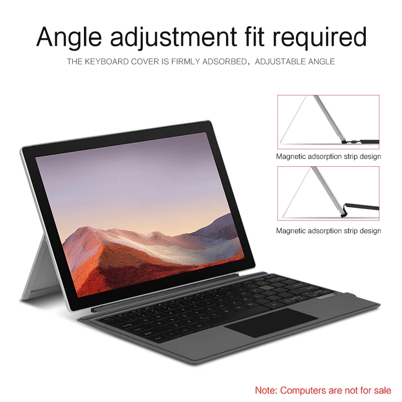 Backlight Keyboard for Microsoft Surface Pro 3 4 5 6 7 7+ Tablet Wireless Magnetic Keyboard for Surface Pro 7/6/5/4/3/7Plus Case