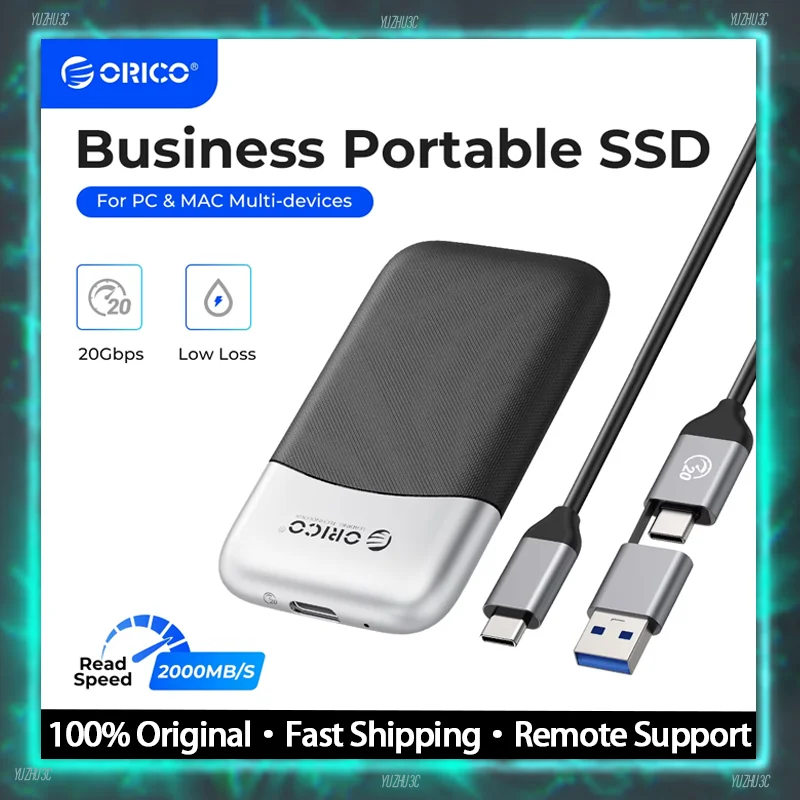 

ORICO M10 M20 Portable SSD 512GB 1TB 2TB USB 3.2 Gen2 Solid State Drive – High-Speed External Storage Up to 1050MB/s for Laptop