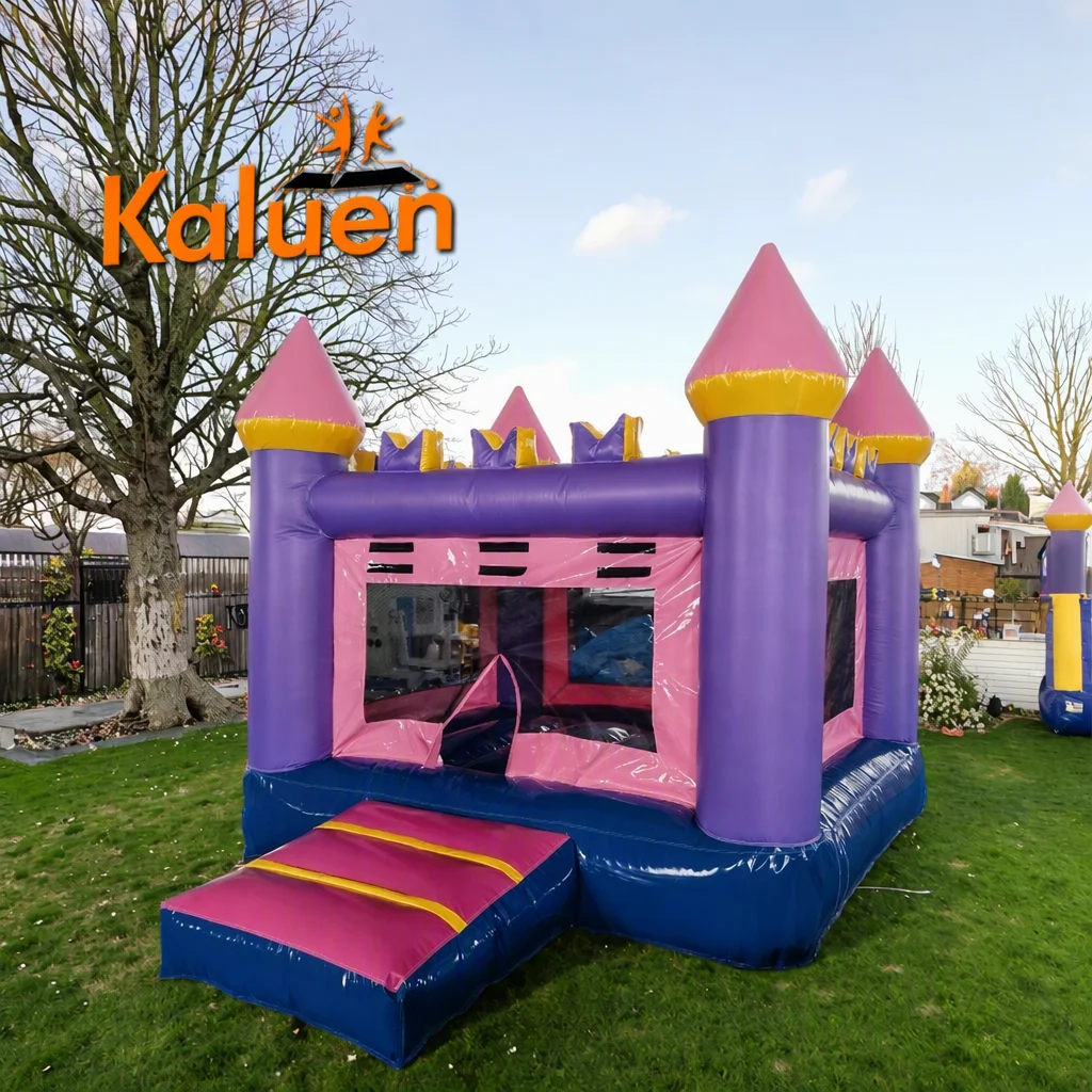 Factory Direct Sale * /4m*4m High-Quality Inflatable Castle Kids' Jumping Bouncer Indoor and Outdoor Garden Amusementglobally ac