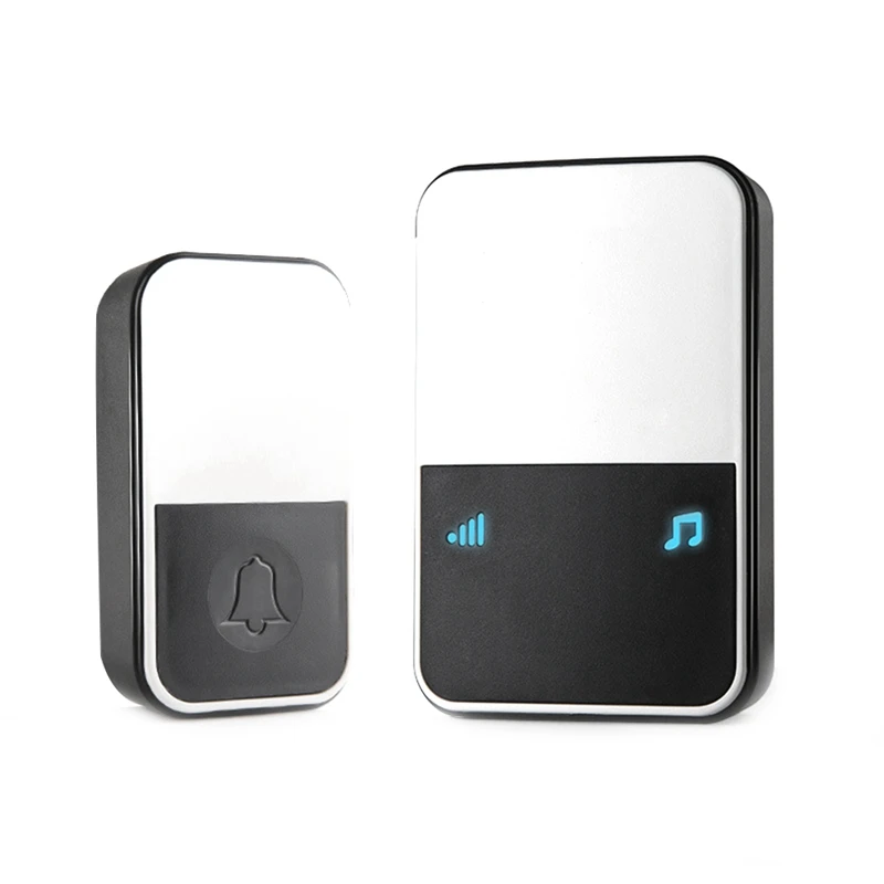 

Wireless Doorbell Wireless Doorbell ABS 1,000Ft Range Loud Enough With 5 Volume Levels And Mute Mode Door LED Flashing US Plug