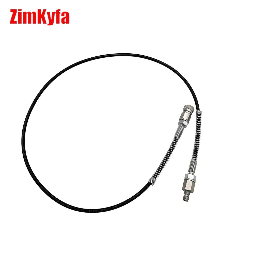 

High Pressure Microbore Filling Charging Remote Air CO2 Fill Whip Hose Line 24 Inches W/ 8mm Quick Connect Coupler
