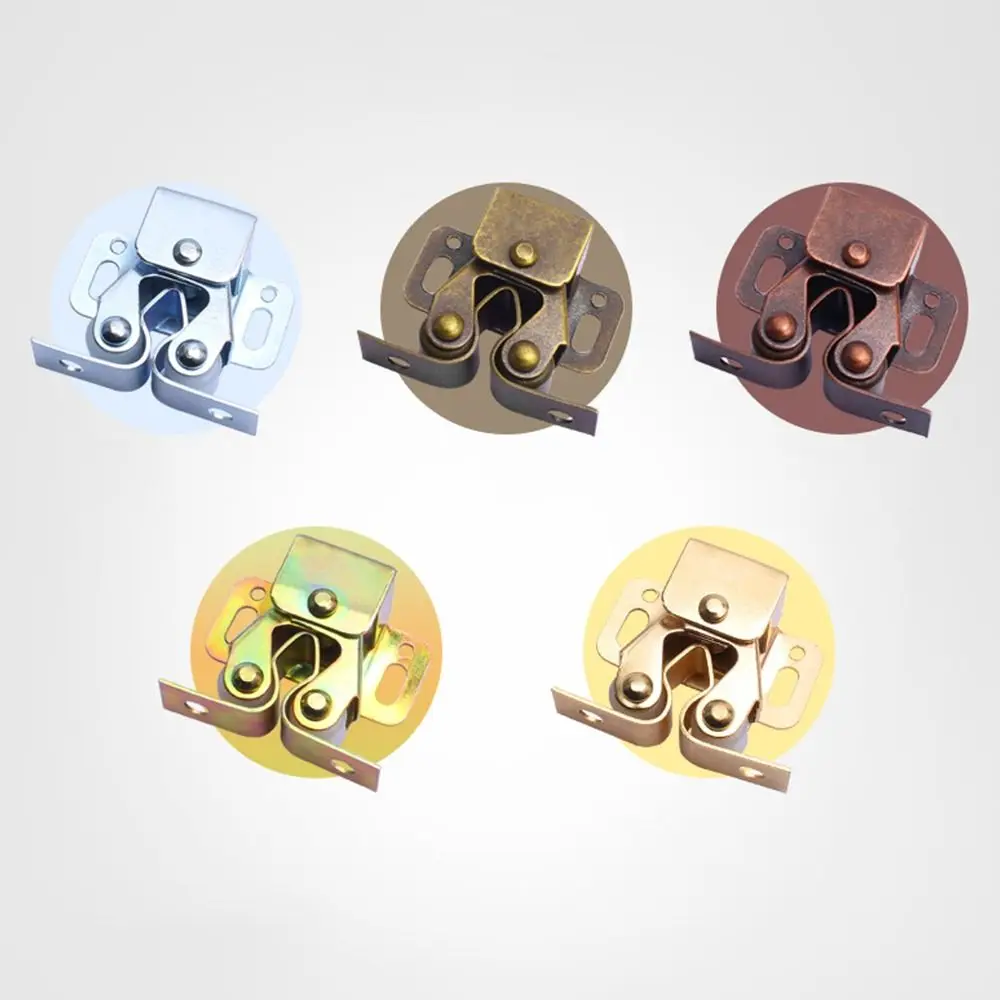 

Античный медный цветной магнит, защелки для шкафа, бесплатные винты, роликовый механизм, дверной стопор, буферная система, магнитная защелка