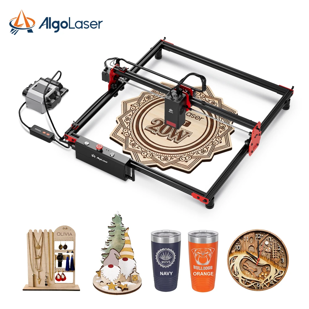 

Algolaser 20w Diode Laser Engraving And Cutting For Machine Wood/Mdf/Leather/Acrylic