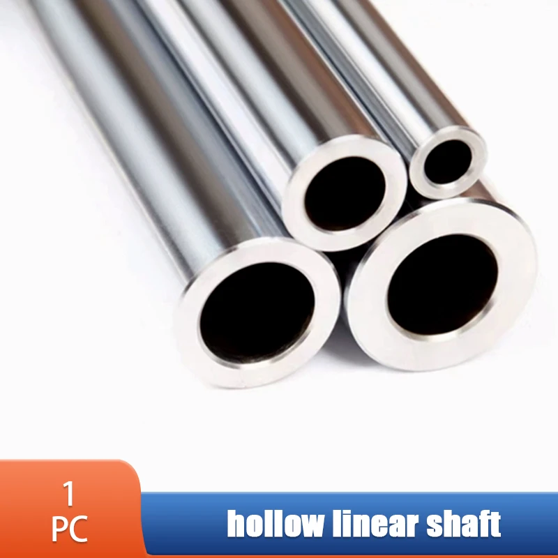 1pc Od10mm 12mm 16mm 20mm Hollow Linear Shaft Cylinder Optical50 100 300 600 800 1000mm Long Harden Chromed Hollow Rod Parts