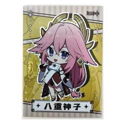 Genshin Impact QR Character Q-version Card Character Poster PTR Card Birthday Chart HB Card Rare Anime squisiti regali di compleanno