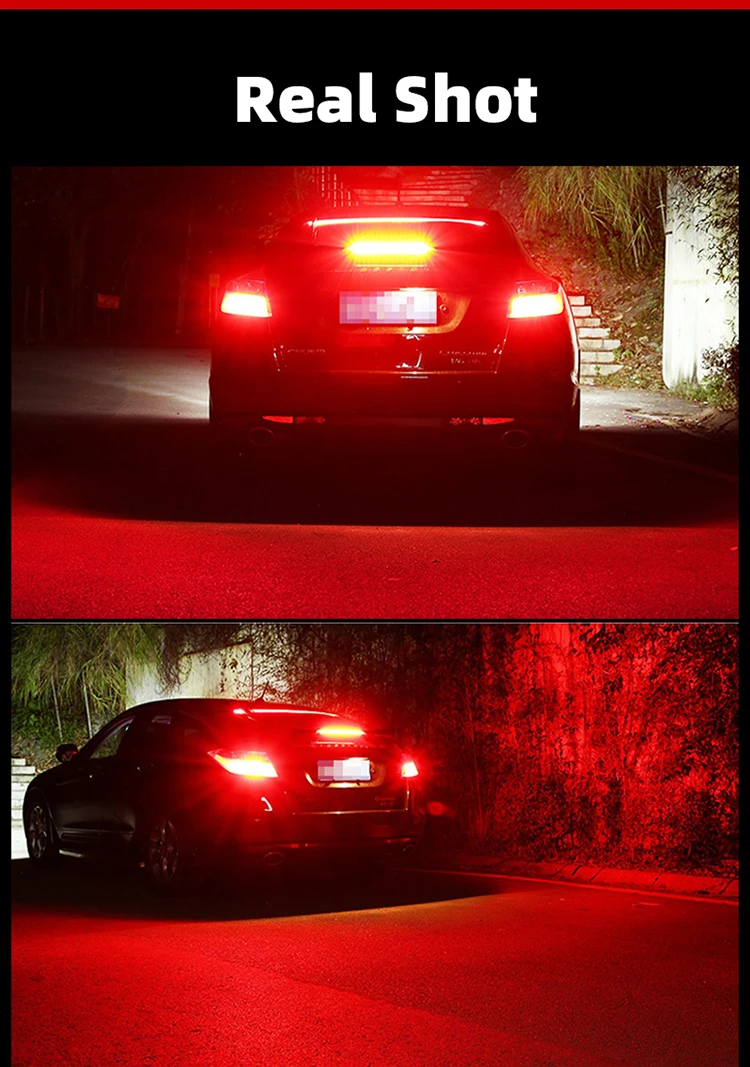 2×LED Brake Stop Lights Blubs Red No Error For BMW 1-Series E81 E87 E82 E88 F20 F21 Coupe Convertible 125i 135i 116i 130i 120d