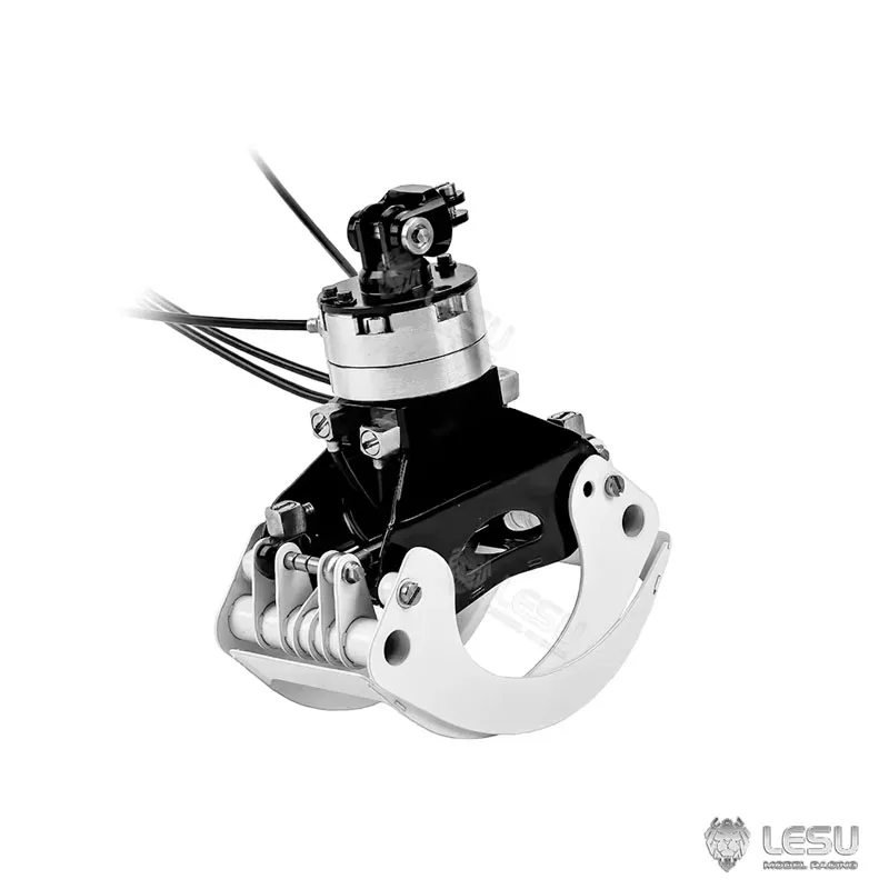 1/14 camión modelo de Control remoto velocidad láser grúa de madera hidráulica camión montado excavadora DIY LS-A0056 abrazadera de madera