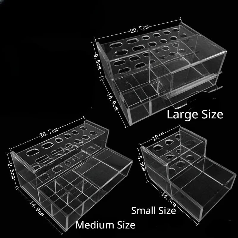 Dental Transparent Multi-functional Placement Rack Resin Composite Syringe Acrylic Holder Dentist Tool Dentistry Clinic Supplies