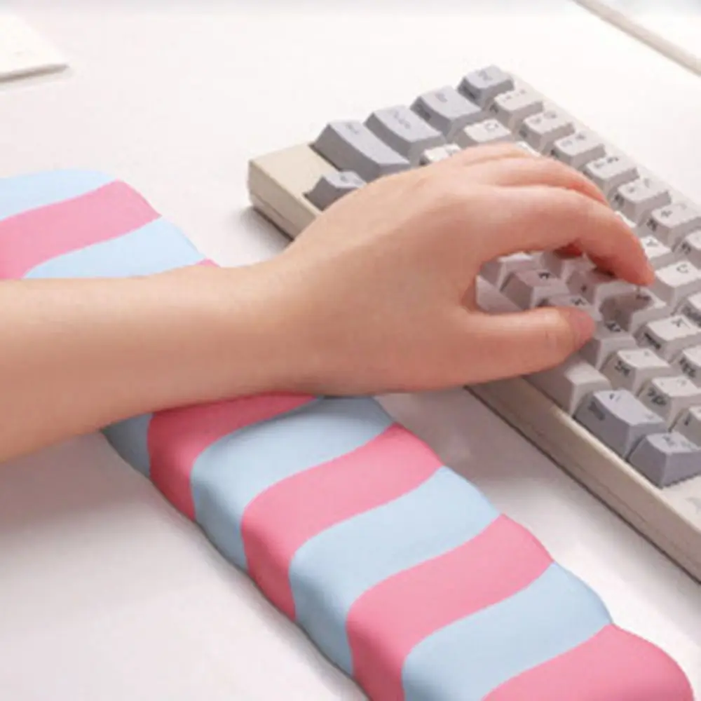 

Slow Rebound Lollipop Wrist Mouse Pad Non-Slip Creative Wrist Support Mouse Pad Comfort Soft Keyboard Hand Cushion