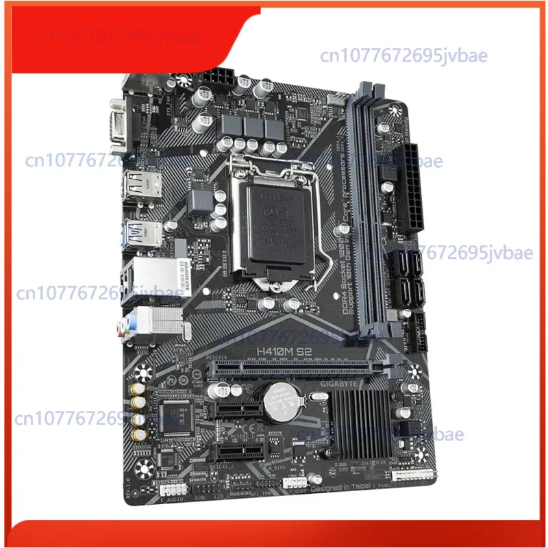 PARA GIGABYTE H410M S2 Placa-mãe Intel H410 Socket 1200 DDR4 mATX VGA Core USB 3.2