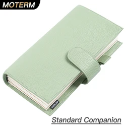 Moterm Begleiter Reise Journal Standard Größe Notebook Echtem Rinds Organizer mit Zurück Tasche und Verschluss
