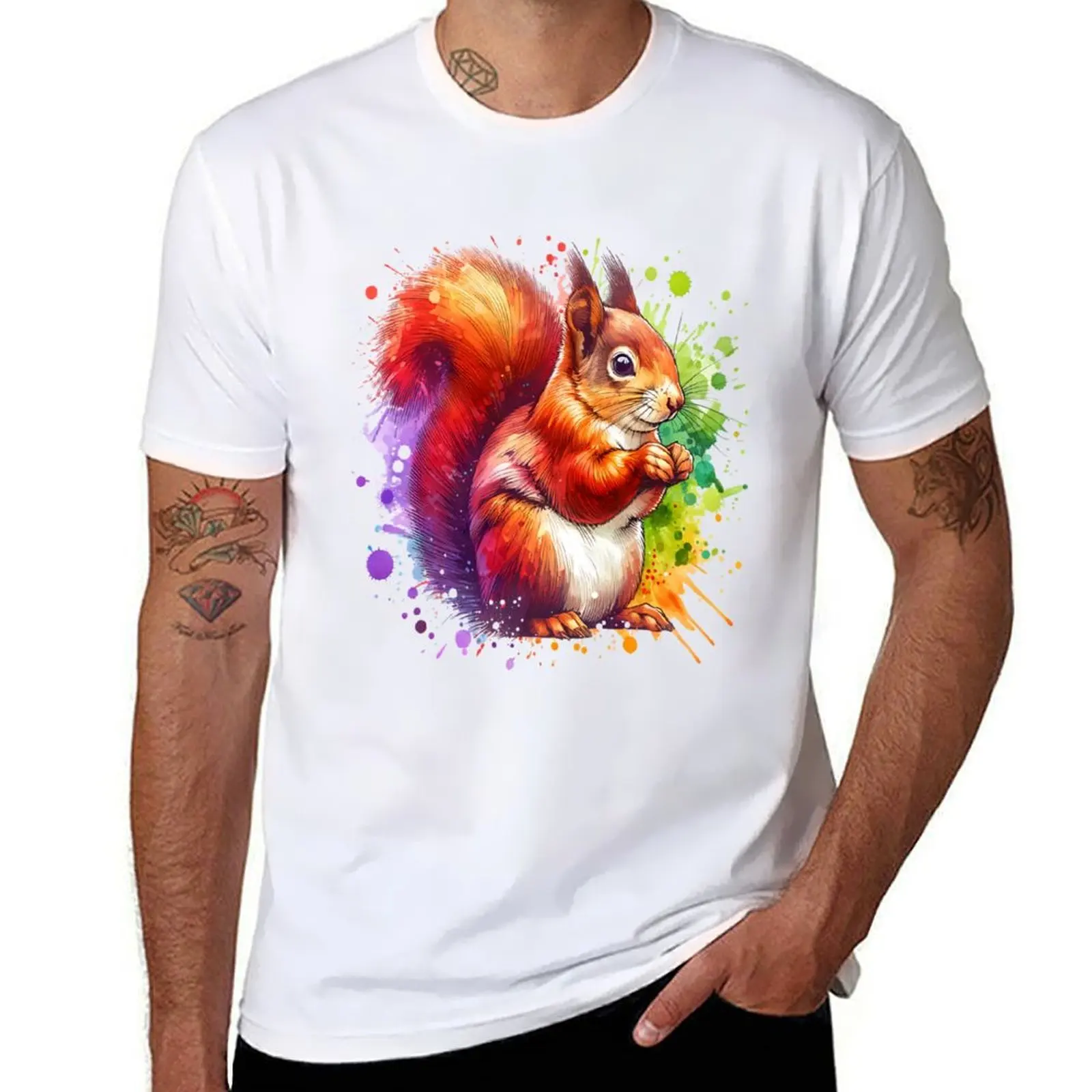 

squirrel animal cute T-Shirt t shirts for man graphic tees man t shirts for men T-Shirt