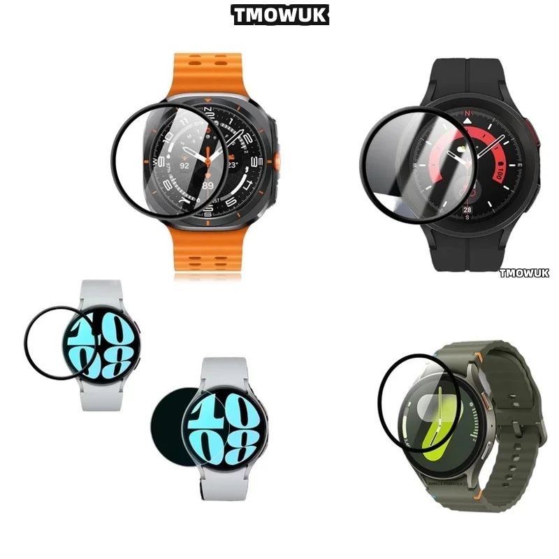 For Samsung Galaxy Watch 4 5 6 7 Ultra FE PRO Screen Protector Film Full Cover Curved Soft Guard
