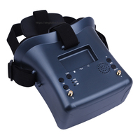 FPV VR Goggles LS-008D 5.8G 40CH with 4.3inch LCD 800x480 Resolution Build-in Battery with DVR for RC Racing Plane Transmission
