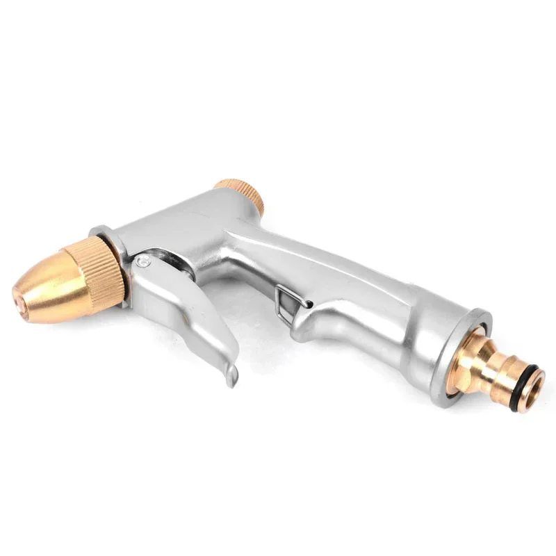 High Pressure Water Spray Gun Metal Brass Nozzle Garden Hose Pipe Lawn Car Wash Sprayer Sprinkler Car Wash Tool Water Guns