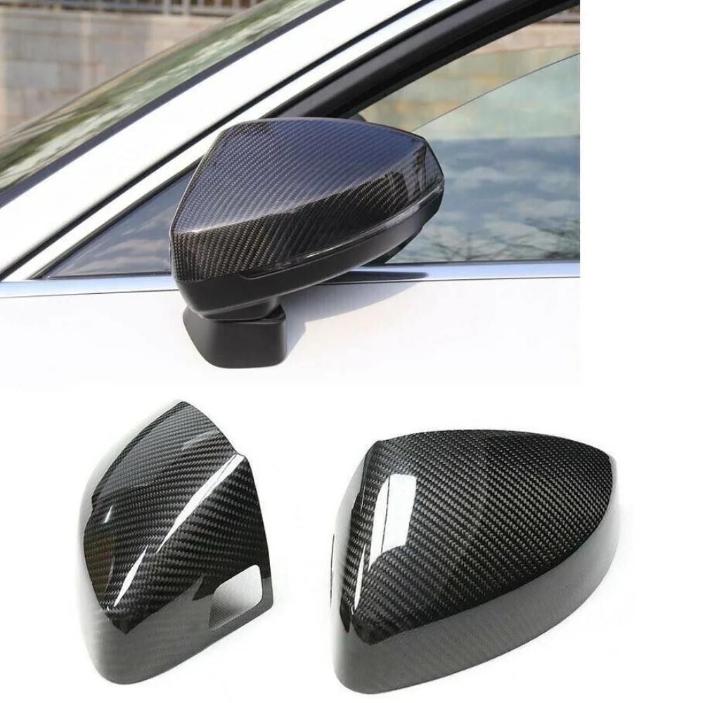 Real Carbon Fiber Side View Mirror Cover Cap Fit 2015-2021 Audi S3 (Lane Assist) United States