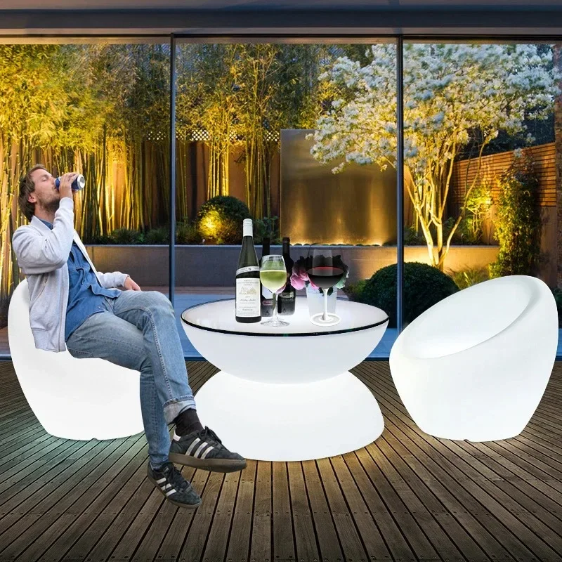 

Living Room Smart Modern Light Emitting Diode Furniture Set