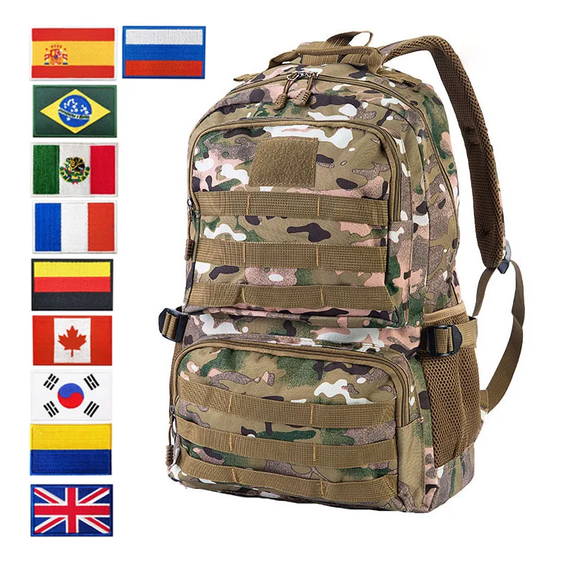 

New Outdoor Camouflage Tactical Backpack Outdoor Sports Hiking Equipment Hunting Camping Rucksack 600D Oxford Waterproof Bag