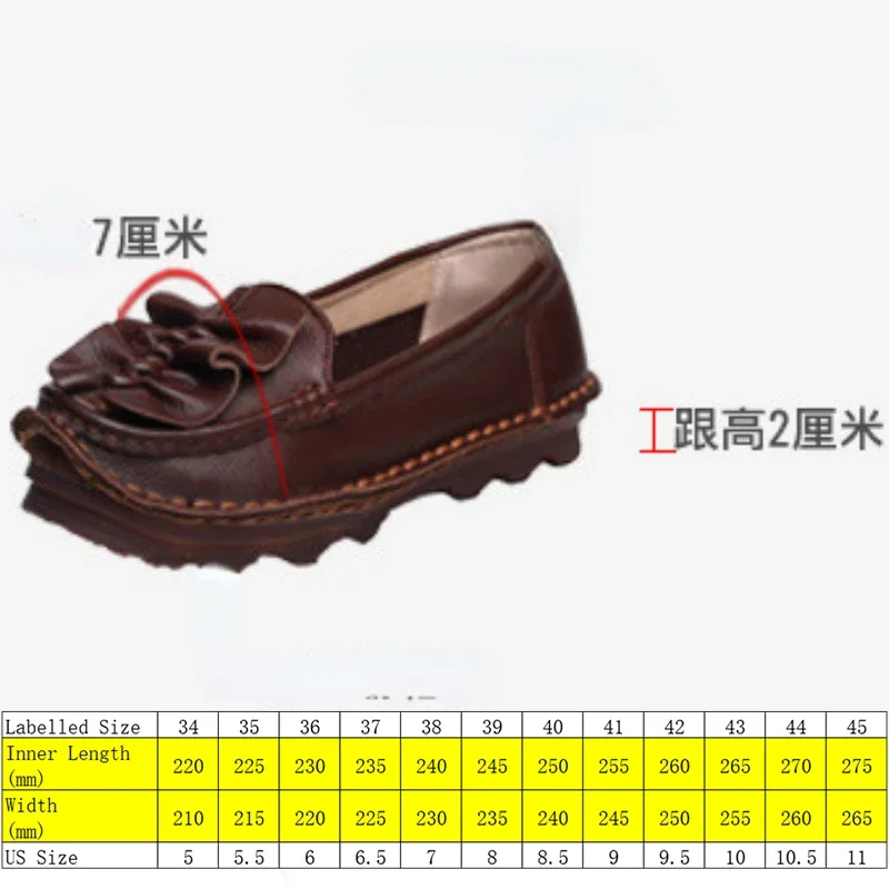 Koznoy 2cm Natural Cow Genuine Leather Flats Loafer Ethnic Moccasins Fashion Flower Slip on Shoes Women Oxfords Soft Soled Comfy