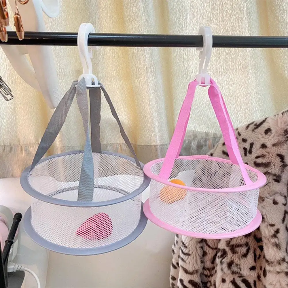 Women Fabric String Bag Makeup Accessories Foldable Makeup Puff Makeup Sponge Drying Rack Drying Net Bag Brushes Drying Tool