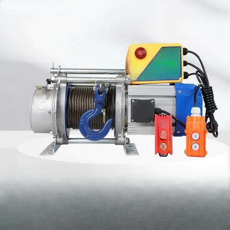 Wireless Remote Control Crane Winch Pull Cable Pay-off Machine Electric