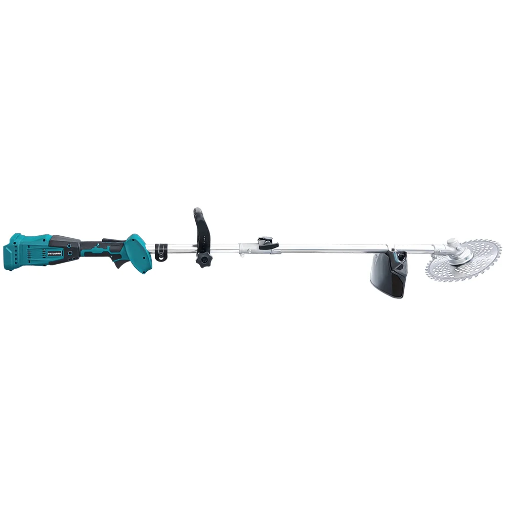 21V Cordless Brushless Electric Lawn Mower 1680W Adjustable Length Grass Trimmer Garden Power Tool For Makita 18V Battery