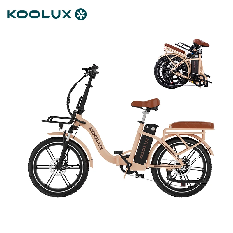 UK EU Stock 48V 15.6Ah 250W 20Inch 7 Speed Folding Electric City Bike With Lithium Battery APP Control For Men Women