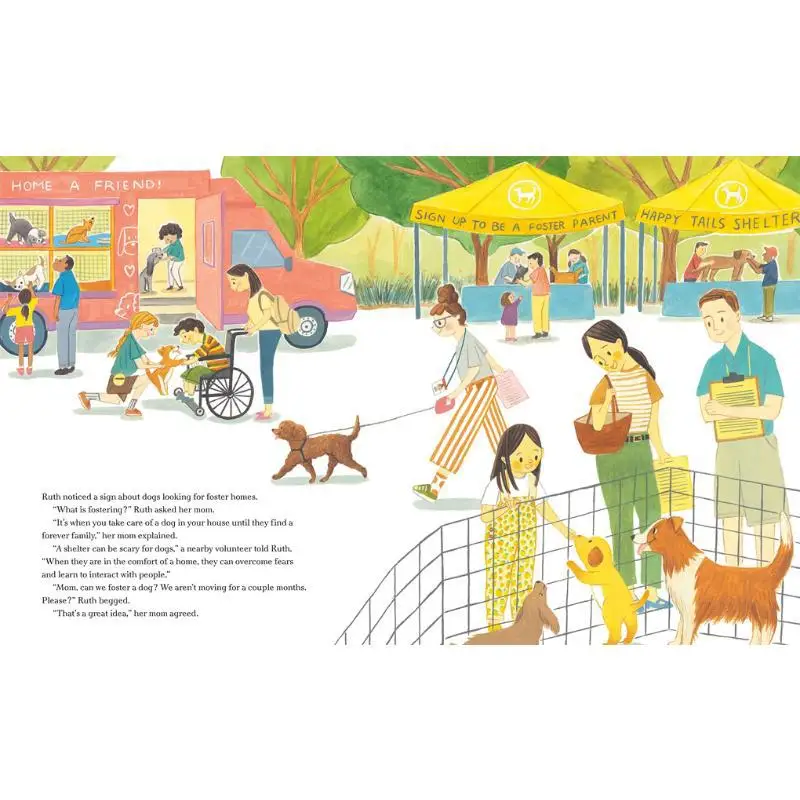 Lucky Dogs A Story About Fostering Pups Oh Joowon Farrar Straus And Giroux Publishers 9780374391270 Book