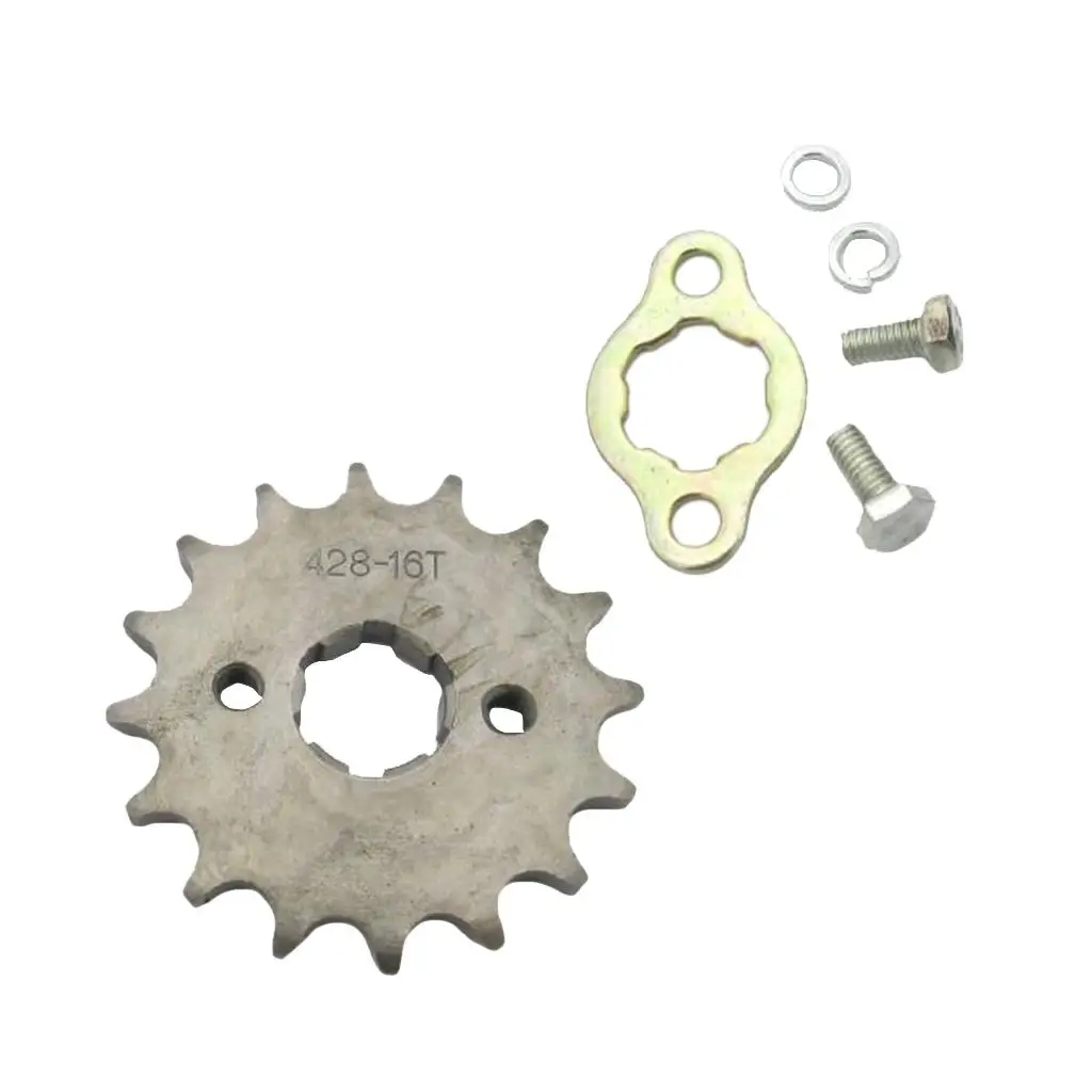 ATV Front Sprocket Cog 428 Drive Chain 16 16T Mounting Hole 34mm 20mm Shaft Drive Sprocket Front Sprocket Cog Chain - view 5