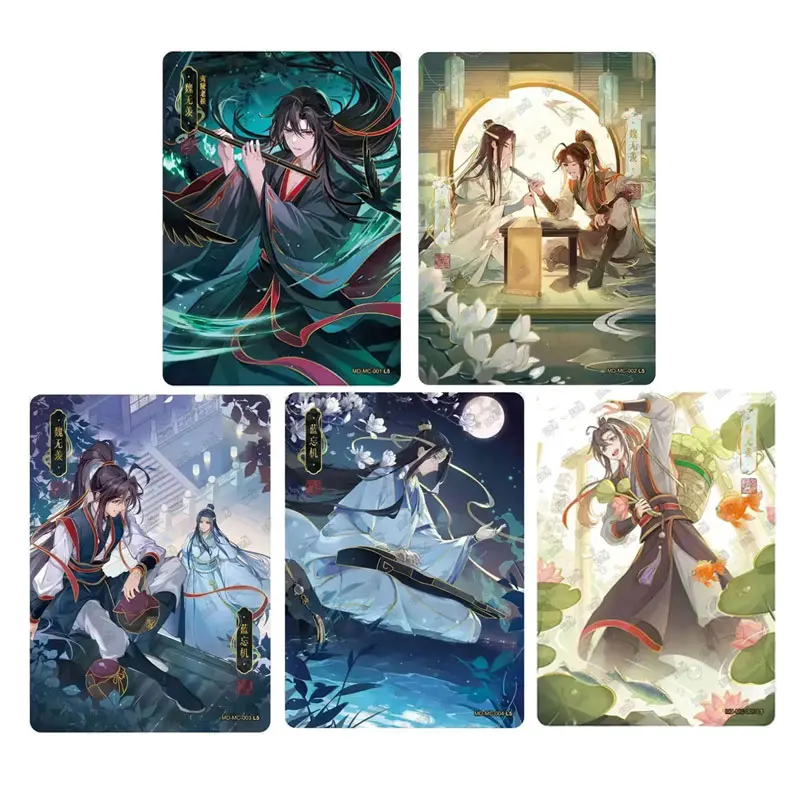 حقيقي KAYOU مو داو زو شي سلسلة 2 QM/MC/CP/CH/PT/FM/Q/YX/JQ/CJ في حالة سكر حلم الفصل وي Wuxian جمع بطاقة هدية عيد ميلاد