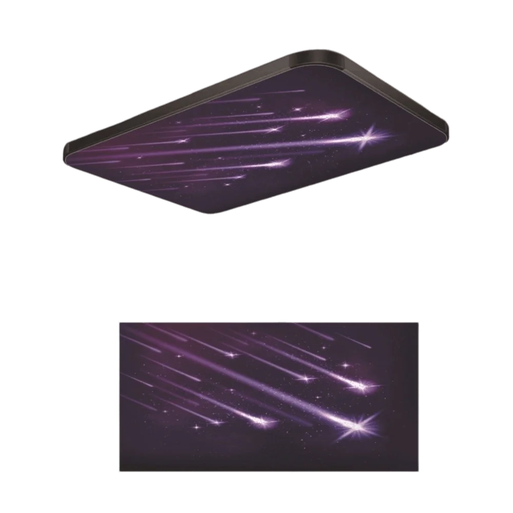 Polyester Fabric Magnetic Lamp Shade Eye-Protective Light-Blocking Ceiling Light Cover Neat Decorative Effect Magnetic Design